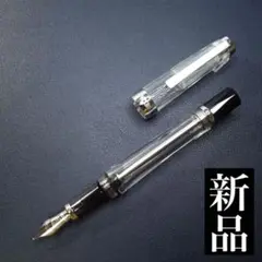 ★美品新品★ツイスビー VAC クリア 万年筆 ペン先F字幅