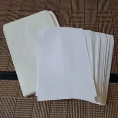 白い封筒　2種　約60枚