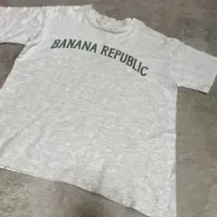 古着　USA製 BANANA REPUBULIC メンズ　Tシャツ　グレー　M