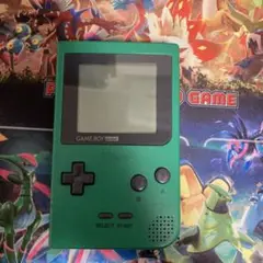 ゲームボーイポケット 本体 グリーン ジャンク　半美品