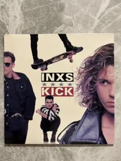 INXS KICK 半開封 レコード 美品 INXS Kick レコード キック イン エクセス 日本盤 帯付き