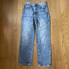 GU ハイウエスト ストレートジーンズ 297087