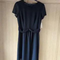 新品未使用☆半袖ワンピース／Мサイズ／ブラック