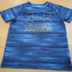 UNDER ARMOUR 青色シャツ YLGサイズ