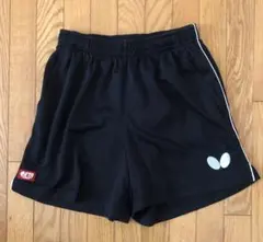Butterfly バタフライ JTTA 公認 卓球 パンツ 黒　S