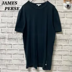 美品！ JAMES PERSE Tシャツ ブラック USA製 着心地最高！