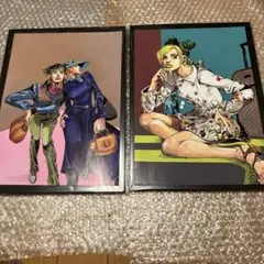 ジョジョの奇妙な冒険　額付きポスター　露伴　徐倫　GUCCI A 2枚セット