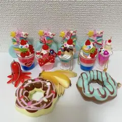 ミニチュアスイーツ スイーツ キーホルダー　パフェ