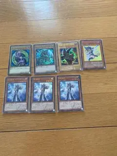 遊戯王　ブラックマジシャン　初期絵　ブラックマジシャンガール　サイマジ　7枚