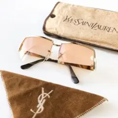 イヴサンローラン サングラス YSL カサンドラ 金具 カラーレンズ 眼鏡メガネ