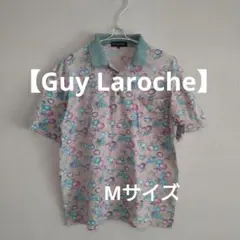 ❤超お買い得【Guy Laroche】 カラフル花柄ポロシャツMサイズ