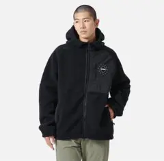 fcrb BOA FLEECE BIG LOGO HOODED BLOUSON