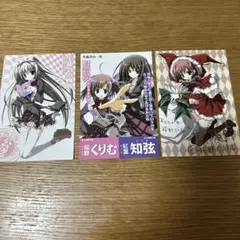 【新品未使用】生徒会の一存　ポストカード3種