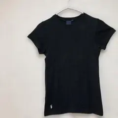 【RALPH LAUREN SPORT】ブラック 半袖 Tシャツ ロゴ刺繍【M】