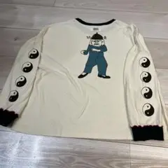 長袖カットソー 陰陽マーク キャラクター ロンT