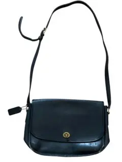 OLD coach vintage レザーショルダーバッグ