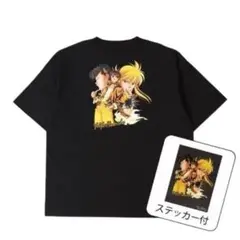 新品 幽遊白書 Tシャツ ブラック ステッカー付き 幽☆遊☆白書