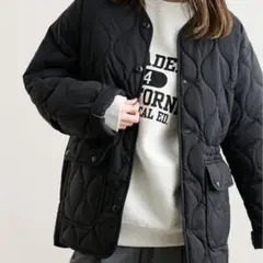 キルティングブルゾン