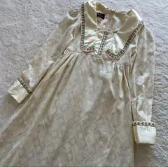 GUNNE SAX｜初期 黒タグ ヴィンテージドレス　総レース刺繍　60s