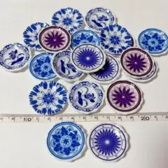 20個 5種 和柄 皿 プレート ミニチュア ドールハウス ハンドメイド