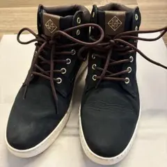 Stefano Ricci ネイビー ハイカットシューズ