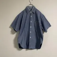 USA製 post overalls ships 別注 シャンブレーシャツ