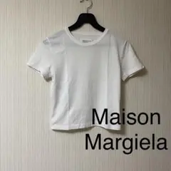 Maison Margiela クロップド丈 Tシャツ ホワイト Mサイズ