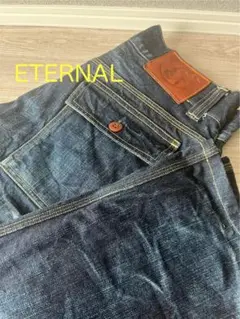 備中倉敷工房 ETERNAL エターナル デニムパンツ　W30 ブッシュ　濃紺