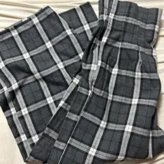 チェックフレアパンツ2点セット
