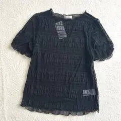 ♡axes femme♡袖ギャザーシアーインナー♡フェミニン♡クラロリ♡ロリータ