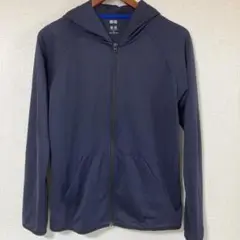 ユニクロ レディース DRY EX パーカー ネイビー Mサイズ