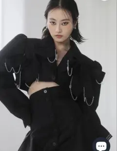 Jnylon Studious Crystal Short Coat