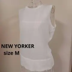 お値下げしました♥NEW YORKER ノースリーブ トップス M
