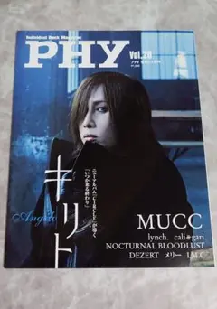 PHY Vol.20 音楽雑誌 キリト表紙