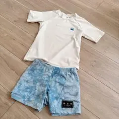 AMUSAベビー水着（男の子）ラッシュガードセット100cm