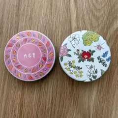 六花亭　空き缶　2点　ミニ缶