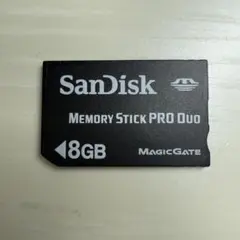 メモリースティックデュオ　8GB SanDisk PSP