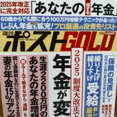 週刊ポストGOLD 年金が変わる!