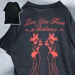 BGUK エロ Tシャツ 古着 黒 4 HUNNID バニー ガール テキーラ