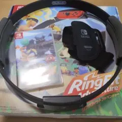 リングフィットアドベンチャー　カセット、リング3点セット
