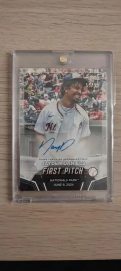 jayden daniels NFL　サイン カード