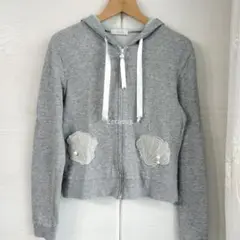 MILK マーメイドパーカー　グレー×ミント