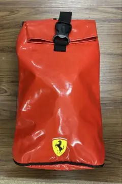 フェラーリ 防水ロールトップバッグ 赤