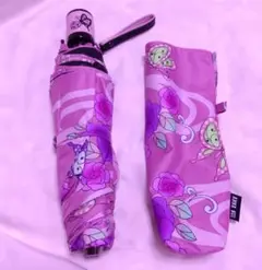 新品☆アナスイ 折りたたみ傘 鬼滅の刃コラボ 雨傘 日傘 ピンク
