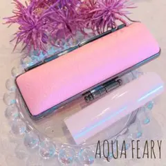 アクアフェアリー印鑑13.5㎜ピンク ケースセット銀行印 実印サイズ