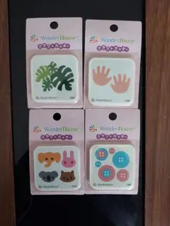 WonderHouse ペーパークラフトカットシート 4パックセット