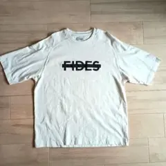 ✨️美品✨️FIDES フィデス 厚手Tシャツ ホワイト ロゴプリント XL