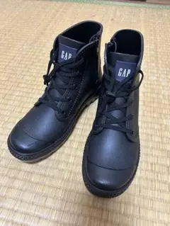 【美品】GAP ブラック レインシューズ　レインスニーカー