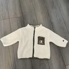 Champion フリースジャケット アイボリー