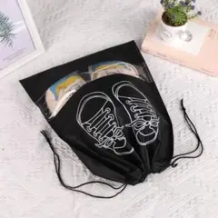 【新品・未使用】靴収納袋／旅行用ポータブルバッグ 5枚セット